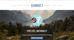 Desktop Screenshot of element7wellness.com